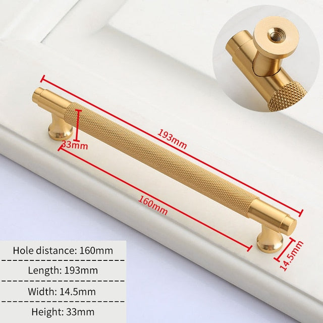 Modern Textured Cabinet & Drawer Handles