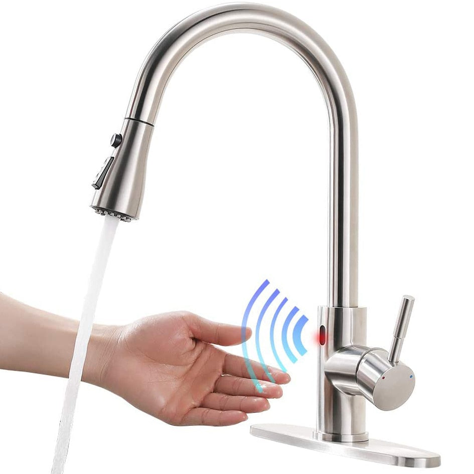 Touchless Smart Sensor Kitchen Faucet