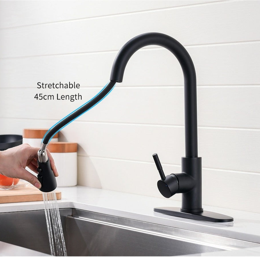 Motion Activated Kitchen Faucet with Smart Sensor, Pull Down Sprayer