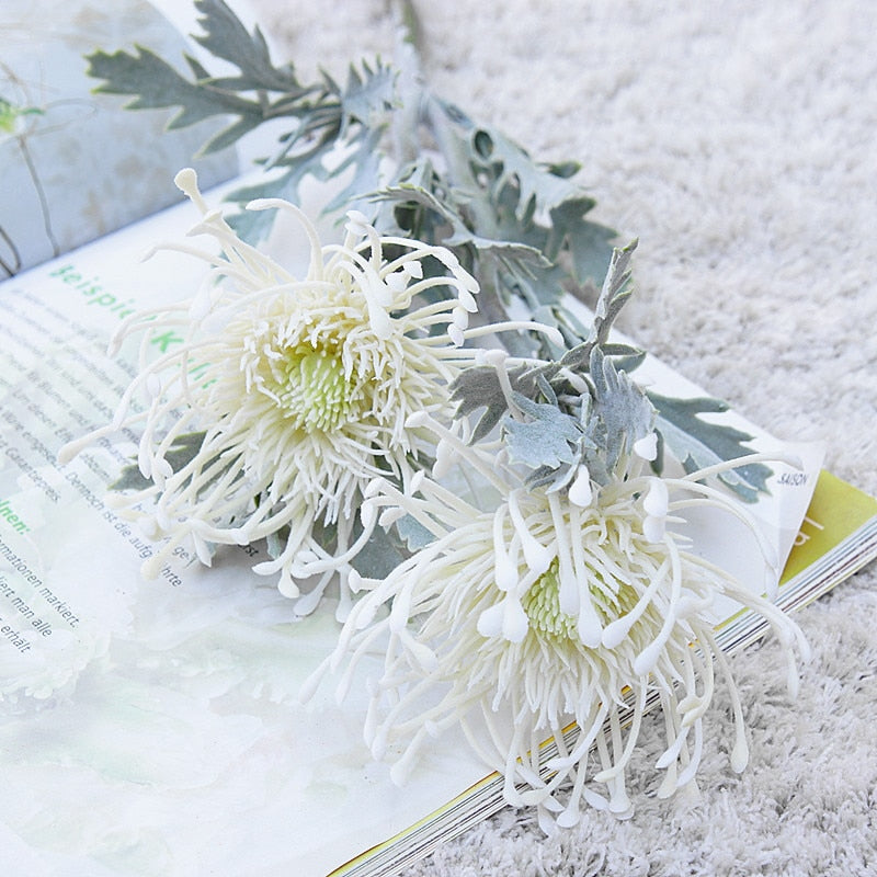 Artificial Pincushion Bouquet (5pcs)