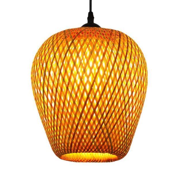 Japanese Handmade Bamboo Chandelier Light