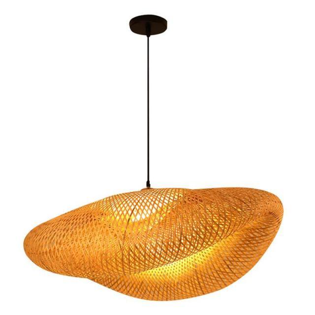 Japanese Handmade Bamboo Chandelier Light