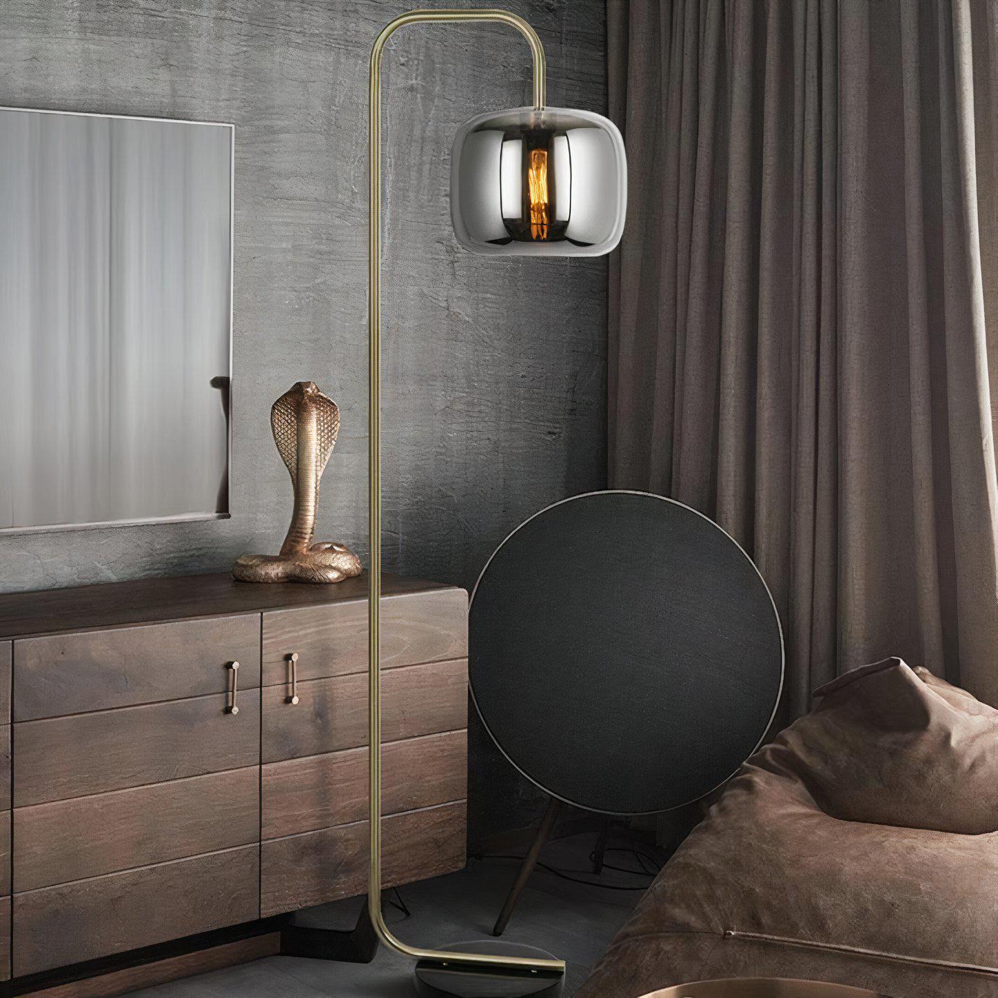 Luna Nordic Vintage Lantern Floor Lamp