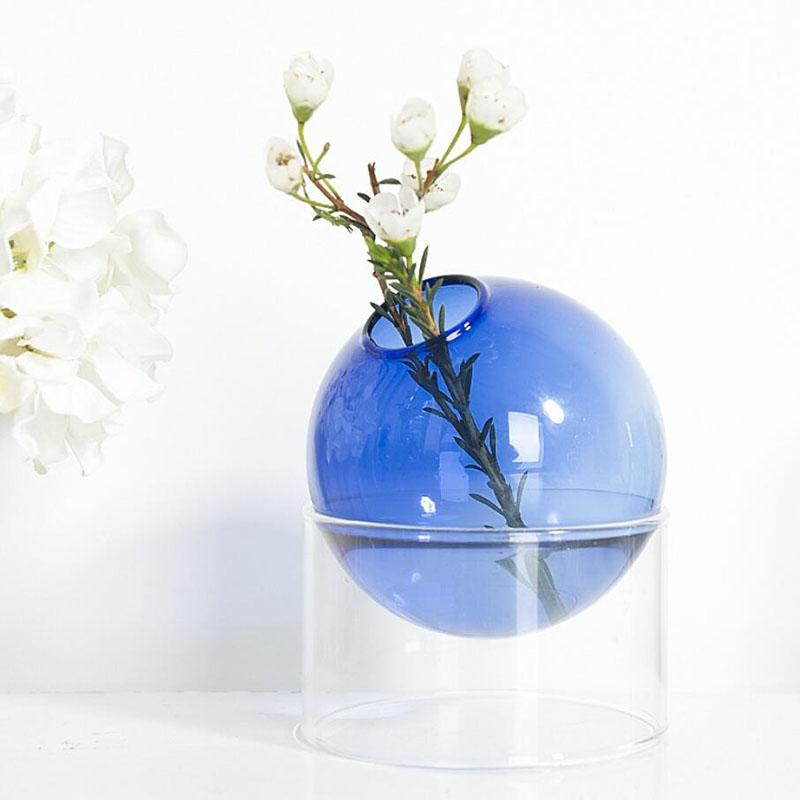 Mini Colorful Spherical Glass Vase