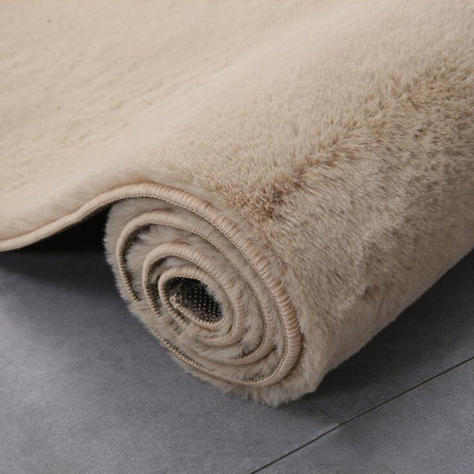 Modern Imitation Rabbit Fur Soft Plush Rug Carpet