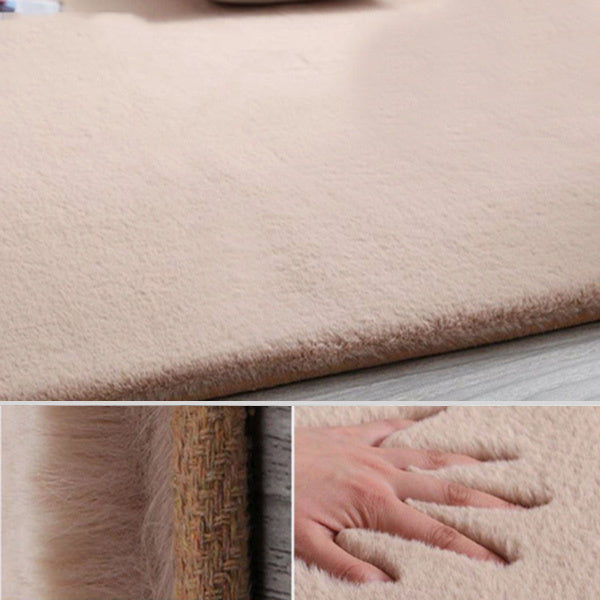 Modern Imitation Rabbit Fur Soft Plush Rug Carpet