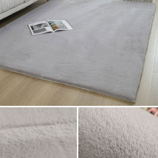 Modern Imitation Rabbit Fur Soft Plush Rug Carpet