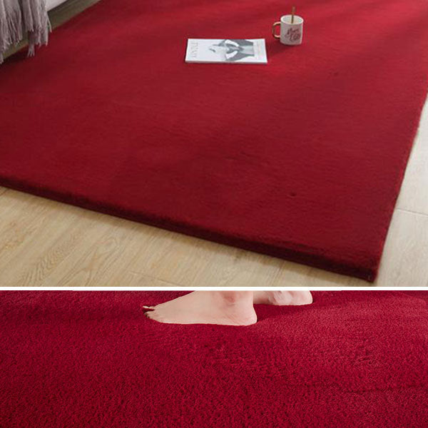 Modern Imitation Rabbit Fur Soft Plush Rug Carpet