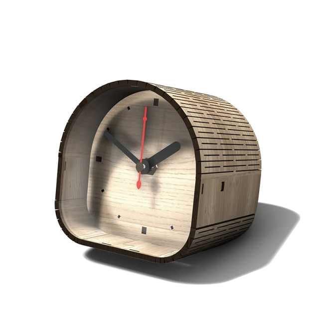 Modern Retro Table Clock Decor