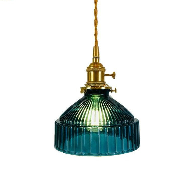 Monroe - Rustic Colorful Glass Pendant Lights