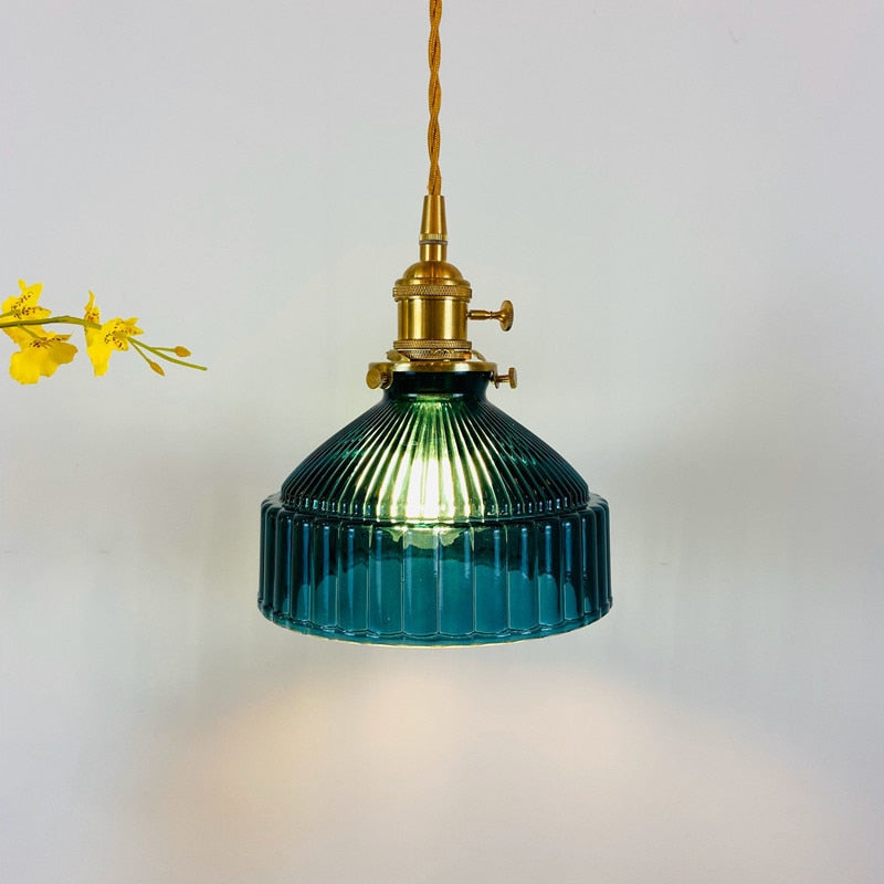 Monroe - Rustic Colorful Glass Pendant Lights