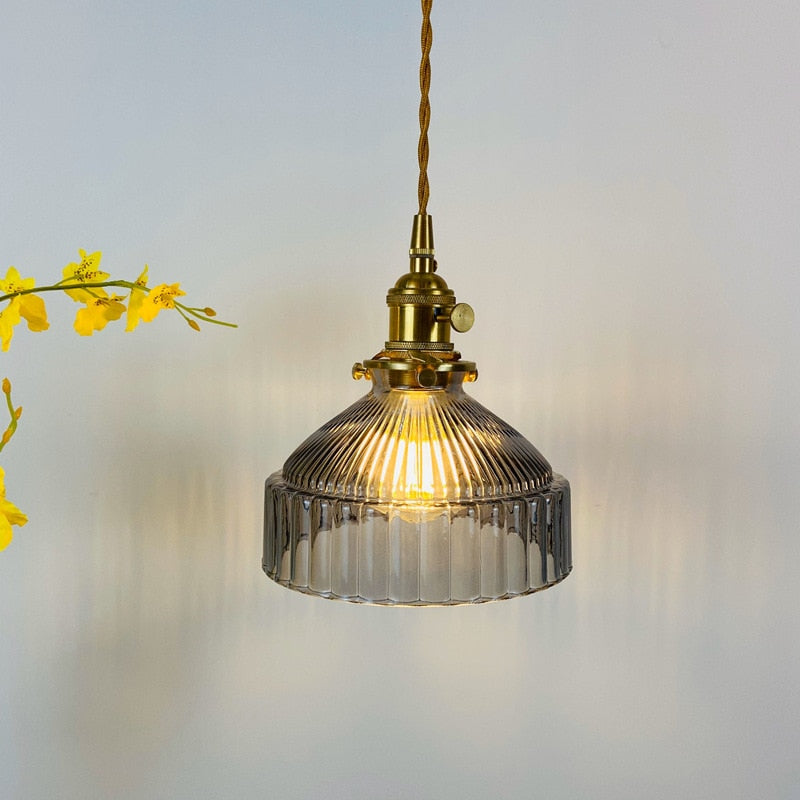 Monroe - Rustic Colorful Glass Pendant Lights