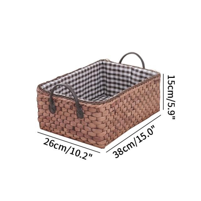 Woven Rattan Wicker Storage Basket