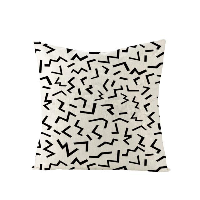 Scandinavian Geometry Cushion Cover