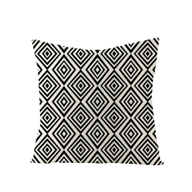 Scandinavian Geometry Cushion Cover