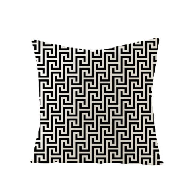 Scandinavian Geometry Cushion Cover