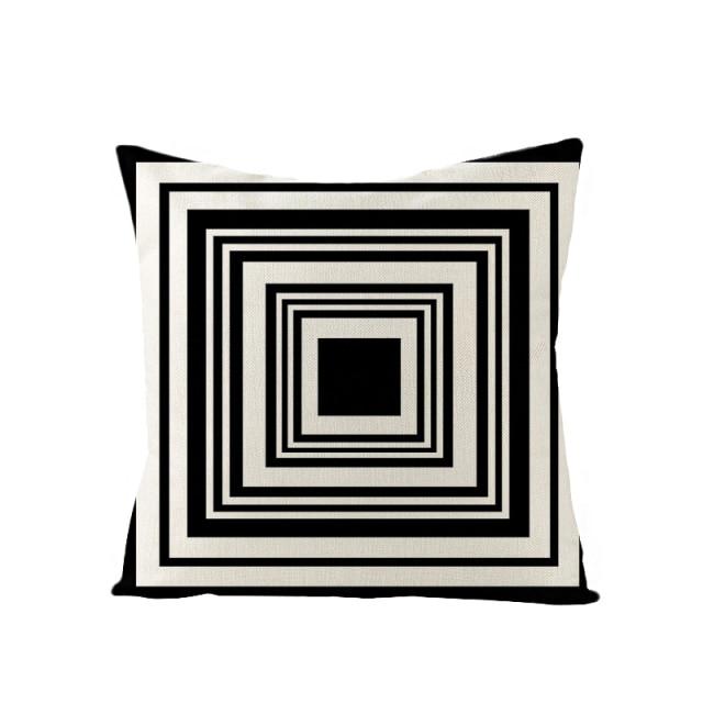 Scandinavian Geometry Cushion Cover