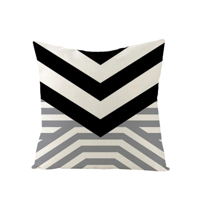 Scandinavian Geometry Cushion Cover