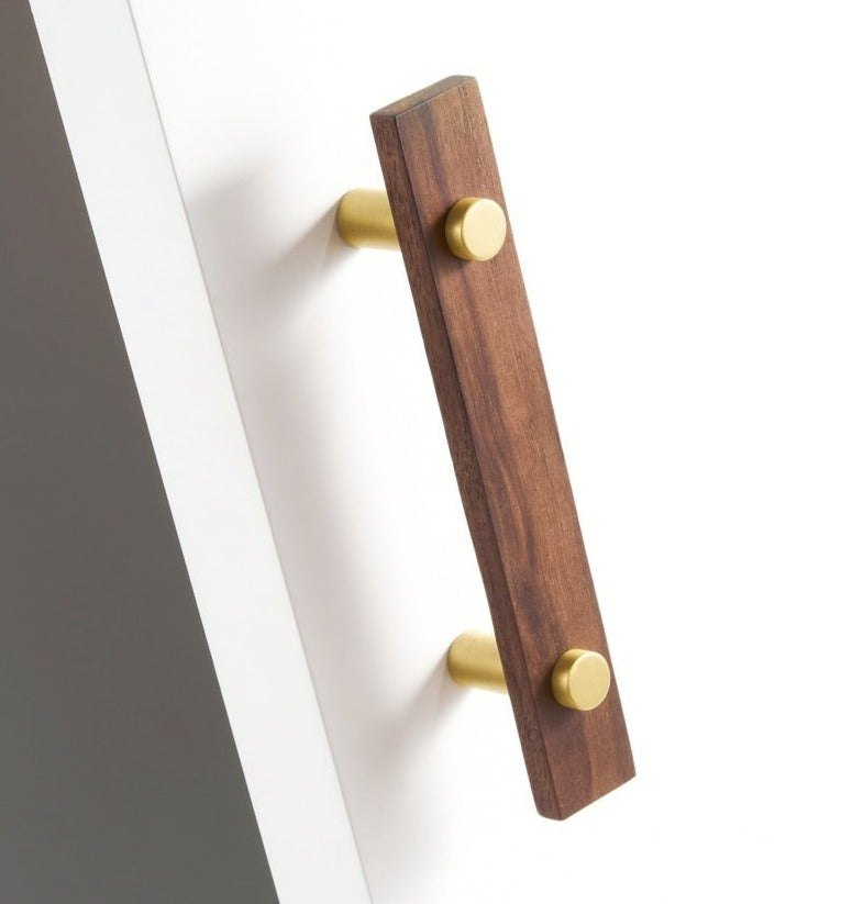 Walnut Cabinet and Drawer Handles