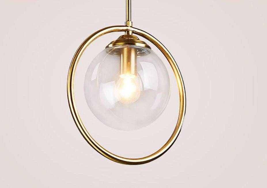 Vintage Glass Globe Pendant Lights