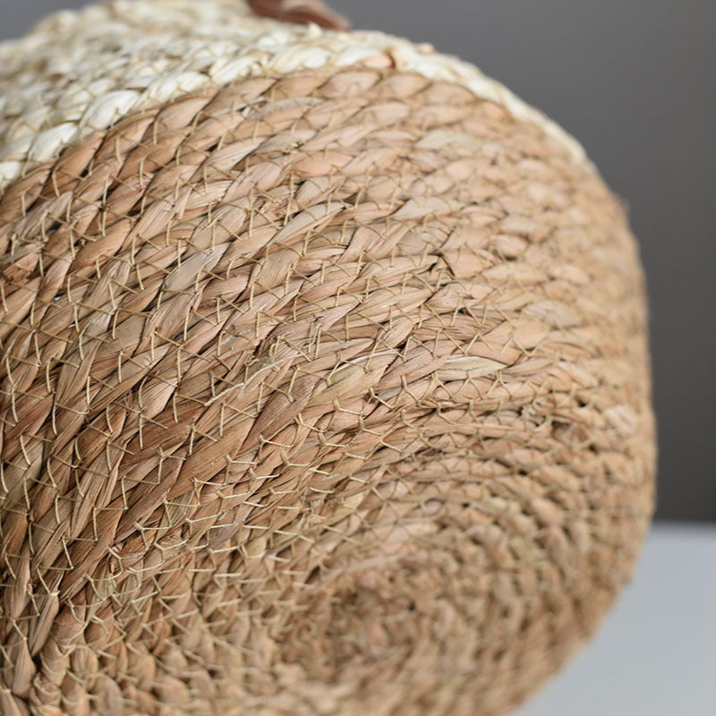Seagrass storage baskets