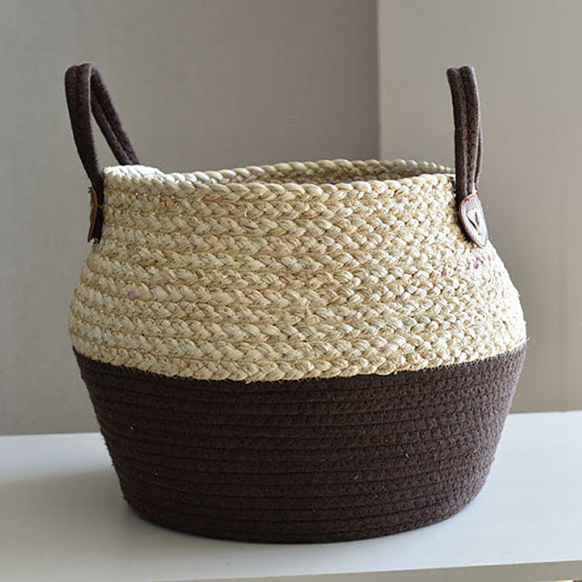 Seagrass storage baskets