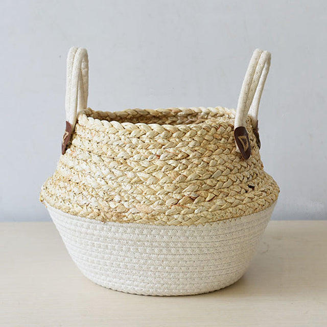 Seagrass storage baskets