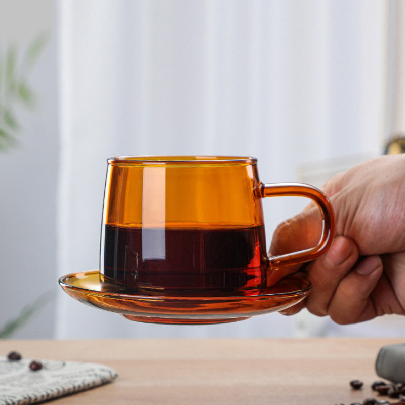 Modern Retro Cups and Saucers Set