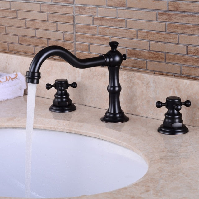 Vintage Bathroom Faucet with Cross Handles