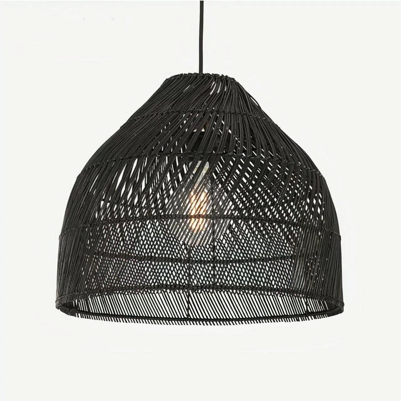 Siem Vintage Rattan Pendant Light