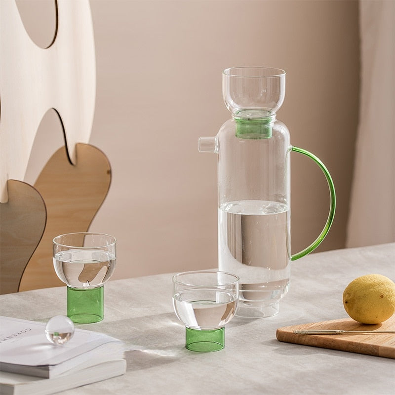 Milano glass water jug