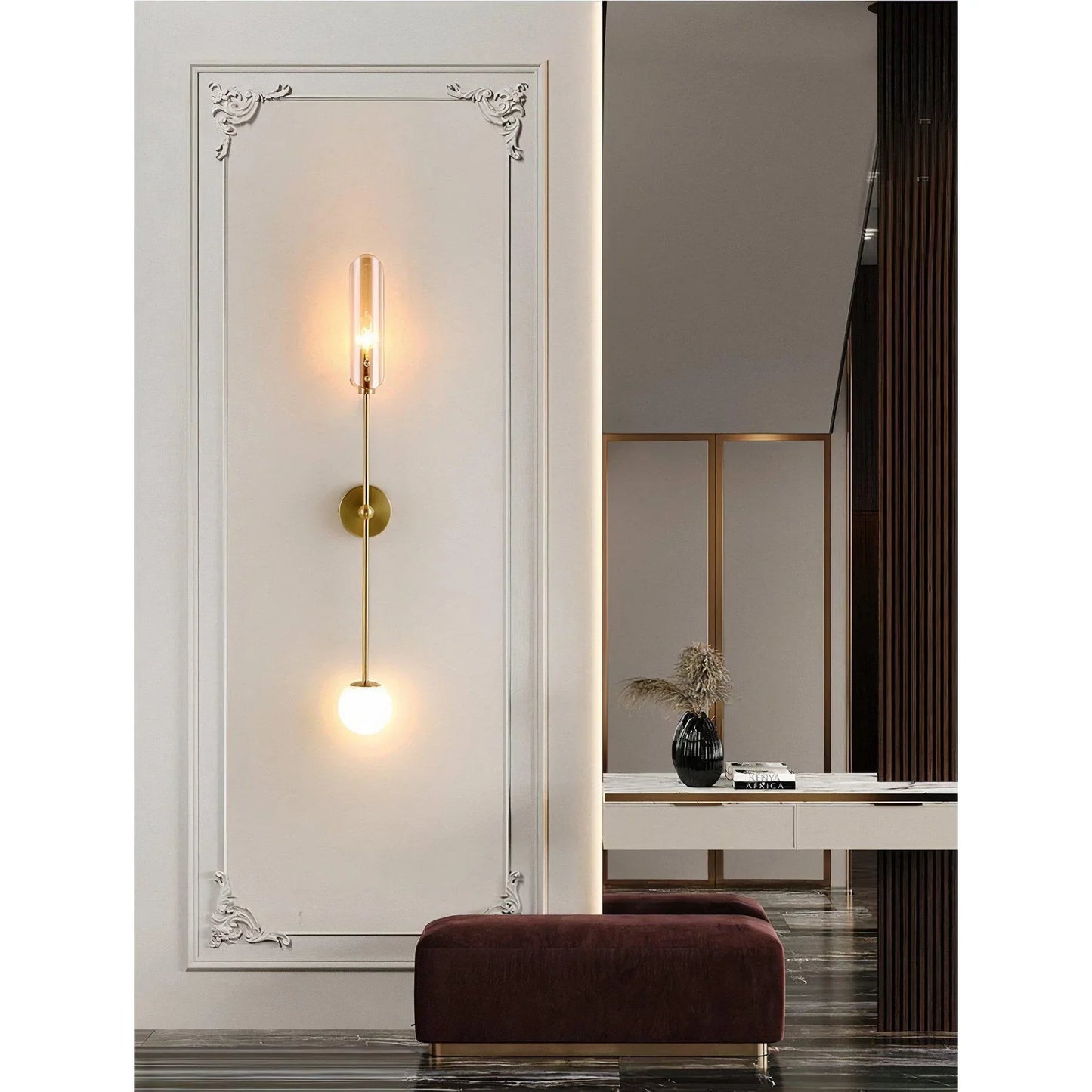 Lilija Elegant Gold Wall Light