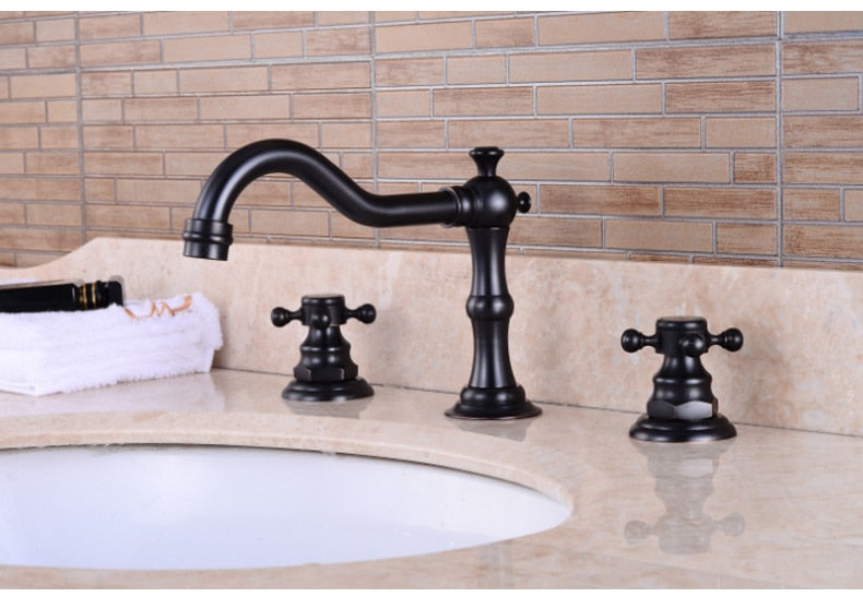 Vintage Bathroom Faucet with Cross Handles