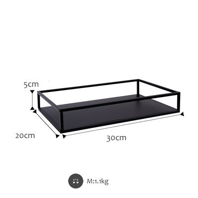 Modular Table Storage Black Plate Tray