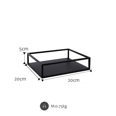 Modular Table Storage Black Plate Tray