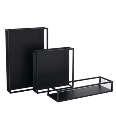 Modular Table Storage Black Plate Tray