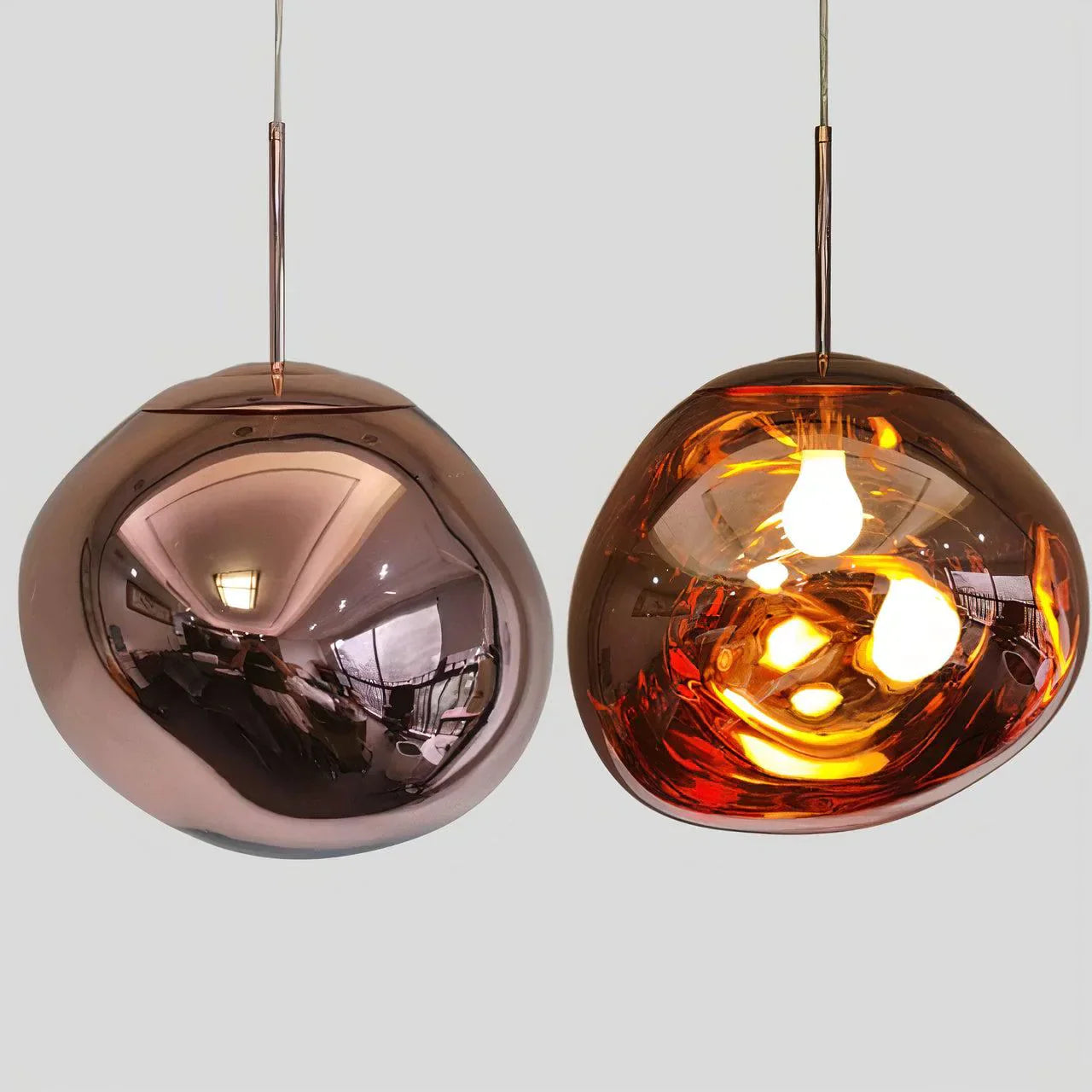 Satis Colorful Geode Pendant Light