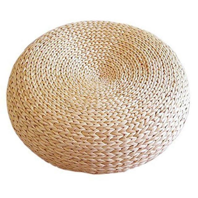 Tatami Cushion Round Straw Mat Chair Seat Pad