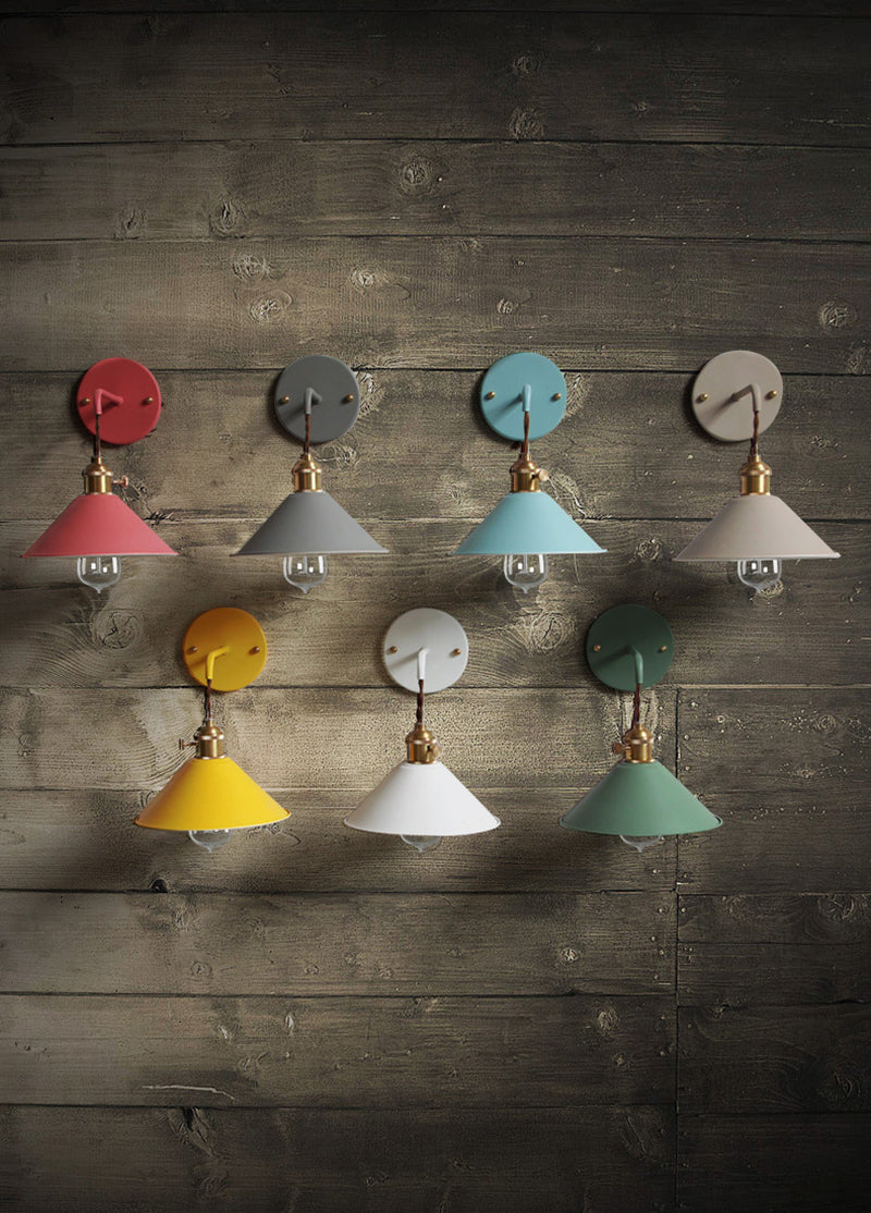 Modern Farmhouse Wall Sconce in Multiple Colors