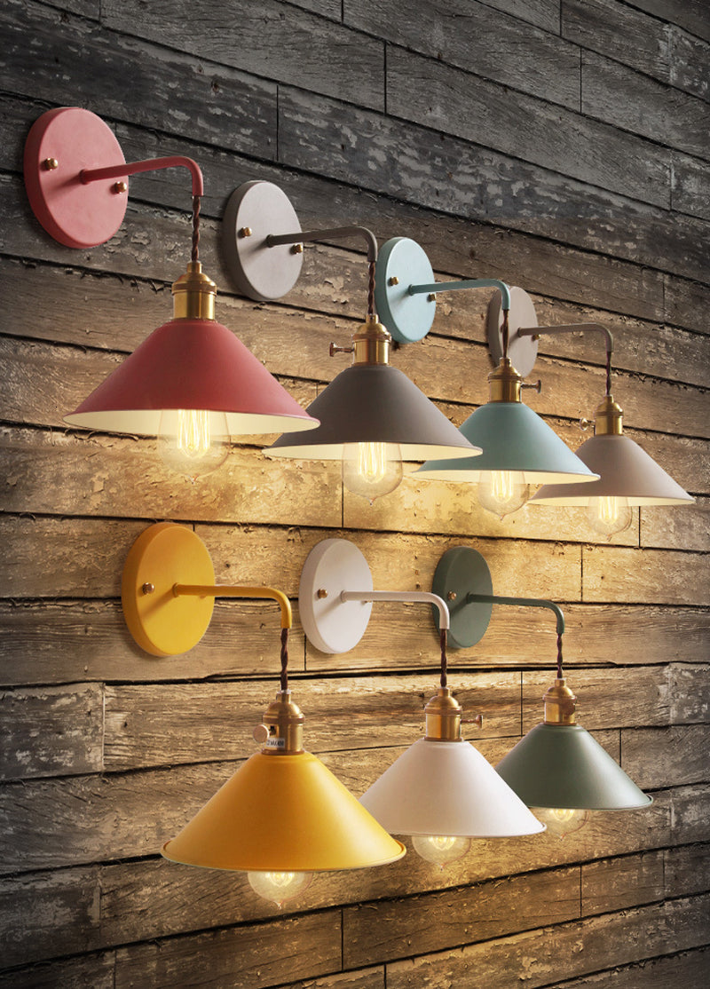 Modern Farmhouse Wall Sconce in Multiple Colors