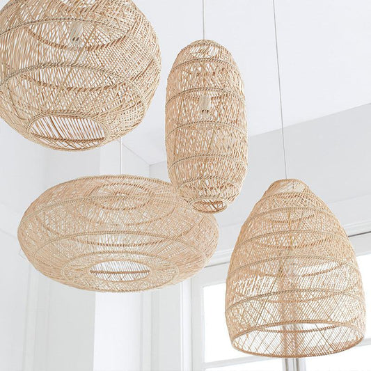 Bamboo Rattan Natural Hand-woven Pendant Lights