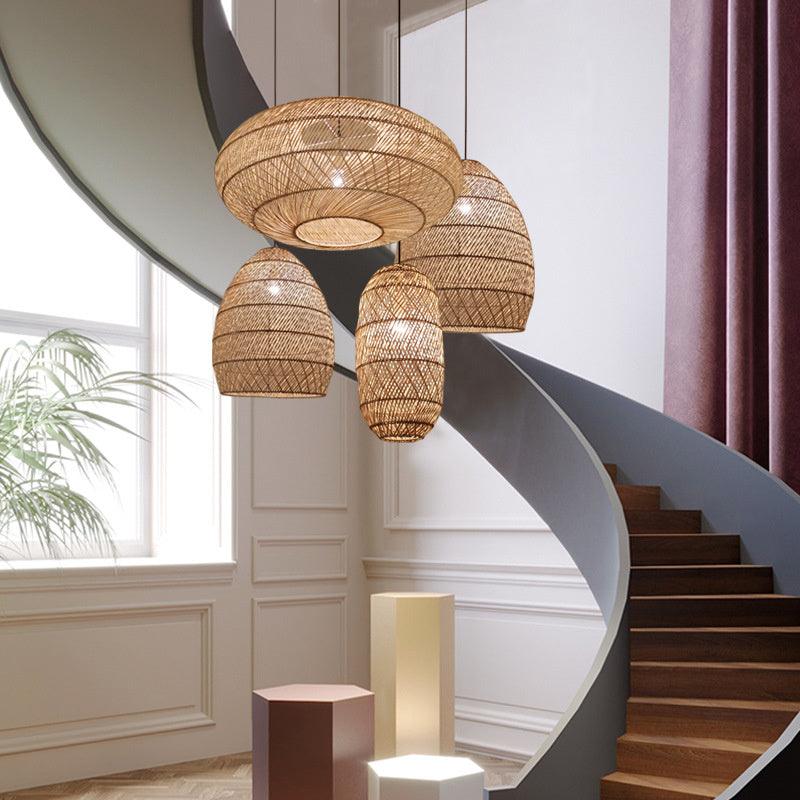 Bamboo Rattan Natural Hand-woven Pendant Lights