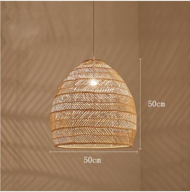 Bamboo Rattan Natural Hand-woven Pendant Lights