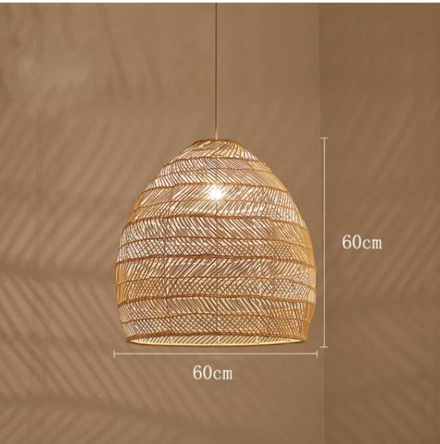 Bamboo Rattan Natural Hand-woven Pendant Lights