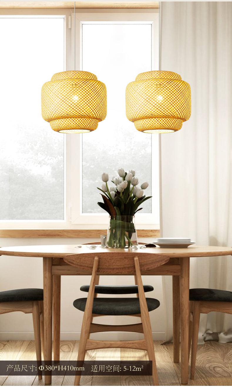 Vintage Bamboo Style Pendant Light Lamps