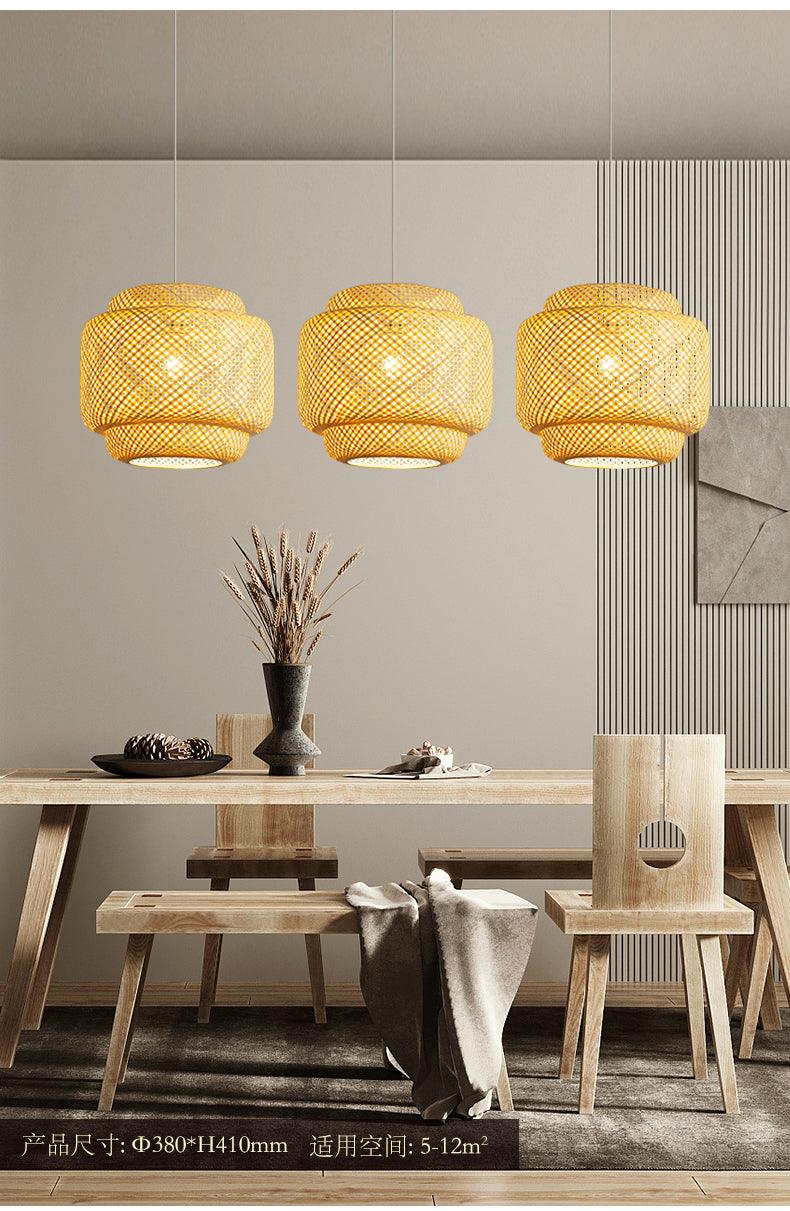 Vintage Bamboo Style Pendant Light Lamps