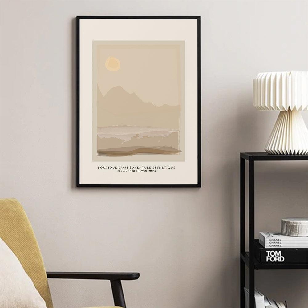 Mountain Gallery Mid Century Landscape Canvas Painting