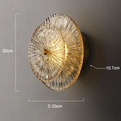 Zali Glass Wall Light