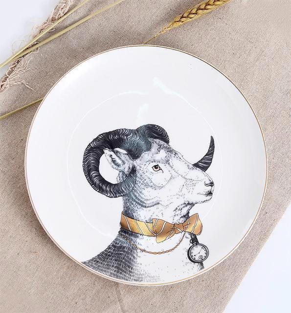 High-grade animal series ceramic tableware - Nordic Side - 