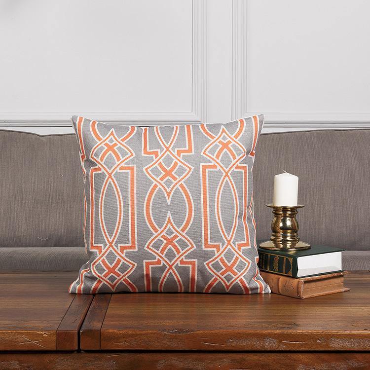 Red Orange Vintage Cushions - Nordic Side - 